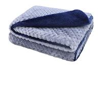 furrybaby - Manta de Forro Polar prémium Suave, cálida y Reversible para Perros y Gatos, Lavable, para Interiores, para una Siesta más cómoda, 60 x 80 cm, Azul