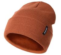 FURTALK Kids Beanie Hat Baby Kleinkind Winterhüte Double Layer Fleece gefüttert Warm Cable Knit Cap für Jungen Mädchen, Café marrón., 3-8 años