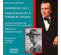 Furteangler - Symphonie N°1, Variations Sur Un Thème De Haydn