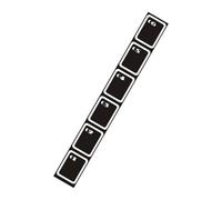 Furtryvl Alfombrilla de escalera de agilidad portátil de 6 peldaños, equipo de entrenamiento de velocidad, 250 x 34 x 0,3 cm, equipo de entrenamiento para gimnasio en casa, para fútbol, tenis, boxeo