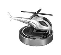Furtryvl Ambientadores automotrices, diseño de helicóptero, adornos solares para salpicadero, desodorante natural, perfume para baño, lugar de trabajo, eliminación de olores de mascotas