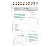 Furtryvl Bloc de notas de cosas por hacer, planificador diario sin fecha, recordatorio de notas, organización del trabajo, lista de verificación diaria para hombres y mujeres, seguimiento de tareas y