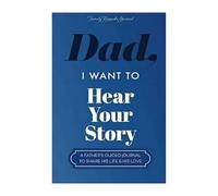 Furtryvl Dad, I Want to, A Father's Guided Journal To Share His Life & His Love, cuaderno de papel de felicitación navideña, cuaderno de papel portátil, suministros escolares