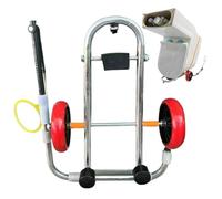 Furtryvl Gato para Carrito de Inodoro - Elevador de extracción de Inodoro - Herramienta de Soporte portátil para reparación y posicionamiento de fontaneros para un fácil Transporte y Uso