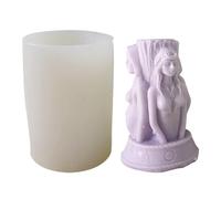 Furtryvl Molde de diosas - Molde de silicona para hacer esculturas de resina para niñas, suministros de estatuas de arte, amistad de hermanas para amigos, mujeres, compañeros de clase