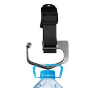 Furtryvl Práctico gancho para cochecito, organizador de motocicleta, correas multiusos para cochecito con clips de cochecito para auriculares, bolsa, equipaje