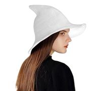 Furtryvl Sombrero de de Halloween - Sombrero de puntiaguda para mujer, accesorios de cosplay, accesorios de fiesta para hombres, mujeres, adultos, vacaciones, festivales, fotografía
