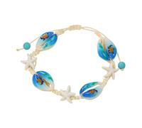 Furtryvl Tobilleras bohemias para mujer, ajustable, impermeable, con conchas marinas, joyería de playa, joyería para pies, productos de para mujer, para el mar, hawaiano, boda, Refer to