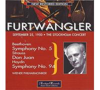 Furtwangler - beethoven : symphonie n°5 en do mineur op.67 - strauss : don juan op.20 - haydn : symphonie n°94 en