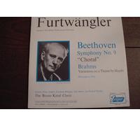 FURTWANGLER CONDUCTS BEETHOVEN: SYMPHONY NO.9 & St.ANTHONY VARIATIONS (2-RECORDS)