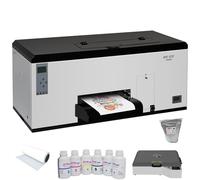 Furvveerr Máquina de Impresión de Transferencia de Impresora A3 XP600 DTF con Sistema de Mezcla de Tinta Blanca y Sistema de Circulación,Impresora DTF de Estampado en Caliente de Doble Cabeza