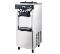Furvveerr Máquina para Hacer Helados Comercial Máquina Profesional de Helados 2200W Máquinas de Helado Suave de 20-28 L/H,3 Sabores,Máquina de Hielo Vertical,Máquinas de Helado y Yogur Helado