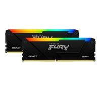 Kingston Fury Beast RGB 32GB 3600MT/s DDR4 CL18 DIMM (Kit de 2) PC Memoria para Ordenadores de sobremesa KF436C18BB2AK2/32