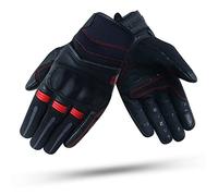 Fury Negro | Guante Moto Verano para Hombre con Reflectantes y Protección Dura en Nudillos - Silicona en la Palma y Táctil en Dedos para Pantallas Smarthphones y GPS | Accesorios Moto Talla S