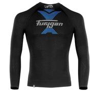 Camiseta de Capa Base Furygan Thermo 37.5® Negro/AzulXL/XXL Negro,Azul