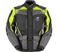 Furygan Apalaches, chaqueta textil impermeable M male Negro/Amarillo Neón