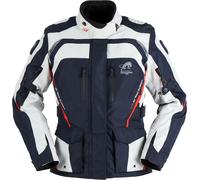Furygan Apalaches, chaqueta textil mujer impermeable L male Azul Oscuro/Gris Claro/Rojo