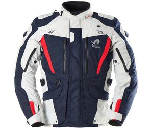 Furygan Apalaches Evo Chaqueta textil de moto, blanco-rojo-azul, tamaño S para Hombres