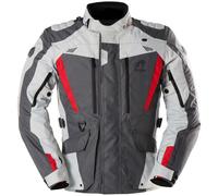 Furygan Apalaches Evo Chaqueta textil de moto, gris/blanco/rojo, Talla L