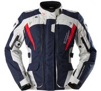 Furygan Apalaches Evo Chaqueta textil de moto para mujer, Azul/Blanco/Rojo, Talla XL