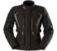 Furygan Apalaches Evo Chaqueta textil de moto para mujer, negro/gris, Talla M