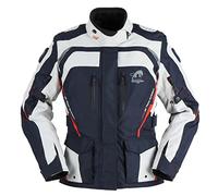 Furygan Apalaches, chaqueta textil mujer impermeable M female Azul Oscuro/Gris Claro/Rojo