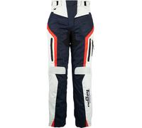 Furygan Apalaches, pantalones textiles impermeables mujer M female Azul Oscuro/Gris Claro/Rojo