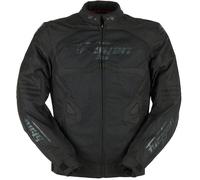 Furygan Atom Vented Evo Chaqueta textil de motocicleta perforada, negro, Talla M