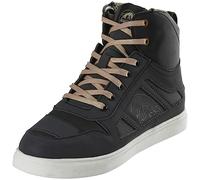 Furygan Angie D3O Zapatos de moto impermeables para mujer, negro-oro, tamaño 39