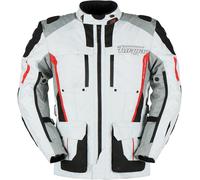 Furygan Brevent 3in1, chaqueta textil impermeable XL male Gris Claro/Gris/Negro/Rojo