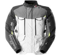 Furygan Challenger 3C Primaloft, chaqueta textil impermeable L male Gris/Blanco/Amarillo Neón