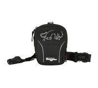 Furygan Colt EVO 2 - Bolsa de Pierna de Motocicleta - 1,5L Impermeable con Correas Ajustables e Inserciones Reflectantes - Práctica para Motociclista