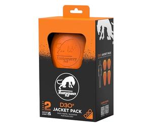 Furygan - Conjunto de protección de Hombros y Codos D3O L2 Unisex - Protección Invisible, Circulación de Aire Óptima, Tecnología D3O para Flexibilidad y Rendimiento (1 Lote), Naranja