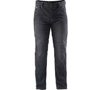 Furygan D12 X Kevlar Straight Vaqueros de moto, negro, tamaño 30 36 para Hombres