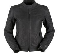 Furygan Debbie, chaqueta de cuero para mujeres S female Negro
