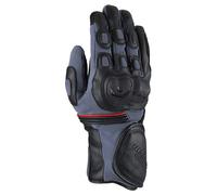 Furygan Dirt Road Guantes de moto, negro-gris-rojo, tamaño XL