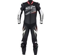 Furygan Full Ride, traje de cuero 1pcs. 52 male Negro/Blanco/Rojo