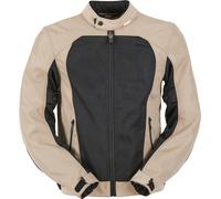 Furygan Genesis Mistral Evo Chaqueta textil para motocicletas, beige, Talla S