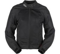 Furygan Genisis Mistral Evo 2 Chaqueta textil para motocicletas de señoras, negro, Talla XXL