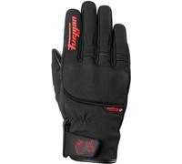 Furygan Jet All Season D3O Evo Guantes de moto, negro-rojo, tamaño L para Hombres