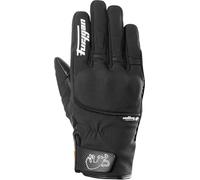 Furygan Jet All Season D3O EVO Guantes de moto para mujer, Negro/Blanco, Talla L