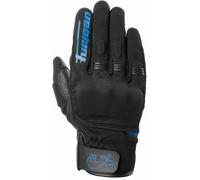 Furygan Jet D3O Evo Guantes de moto, negro-azul, tamaño XL para Hombres