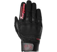 Furygan Jet D3O Evo Guantes de moto, negro-rojo, tamaño 3XL para Hombres