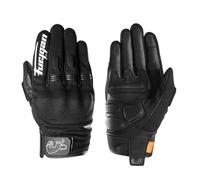 Furygan Jet D3O Evo Guantes de moto, negro-blanco, tamaño S para Hombres