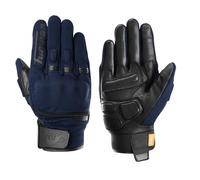 Furygan Jet D3O EVO - Guantes de Moto para Hombre - Palma 100% Cuero - Confort - Guantes de Verano - Transpirable y Ligero - Compatible con Pantallas - Pantalla táctil
