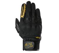Furygan Jet Lady D3O EVO - Guantes de Moto para Mujer - Palma 100% Cuero - compatibilidad con Pantalla táctil - Confort - Guantes de Verano - Transpirables y Ligeros