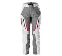 Furygan Killington Pantalones textiles de moto para mujer, gris-blanco, tamaño XL