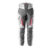 Furygan Killington-Pantalones de Moto aprobados por la CE, Impermeables, con Protectores D3O, Forro térmico extraíble, ventilado, Cremallera de conexión, Gris-Perla-Rojo, 3XL para Hombre