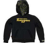 Furygan Luxio, chaqueta textil niños 10 male Negro/Amarillo Neón