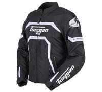 Furygan Mystic, chaqueta textil impermeable mujer M female Negro/Blanco